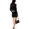 Open Weave Cropped Tailored Jacket
