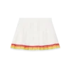 Orange Mascot Pleated Silk Twill Skirt Orange Mascot Pleated Silk Twill Skirt