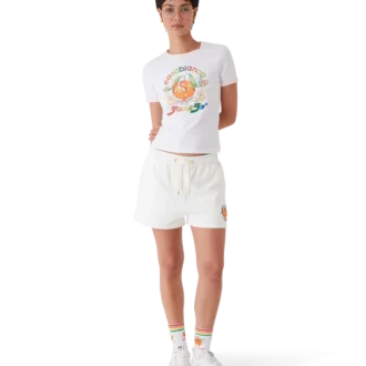 Orange Mascot Ringer Short Sleeve T-Shirt