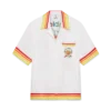Orange Mascot Short Sleeve Silk Twill Shirt Orange Mascot Short Sleeve Silk Twill Shirt
