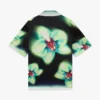 Orchid Glitch Short Sleeve Silk Shirt Orchid Glitch Short Sleeve Silk Shirt