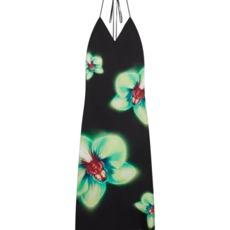Orchid Glitch Silk Dress Orchid Glitch Silk Dress
