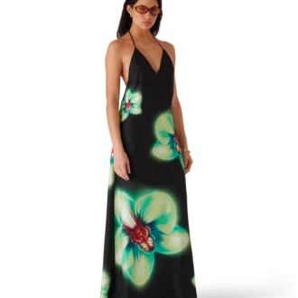Orchid Glitch Silk Dress Orchid Glitch Silk Dress