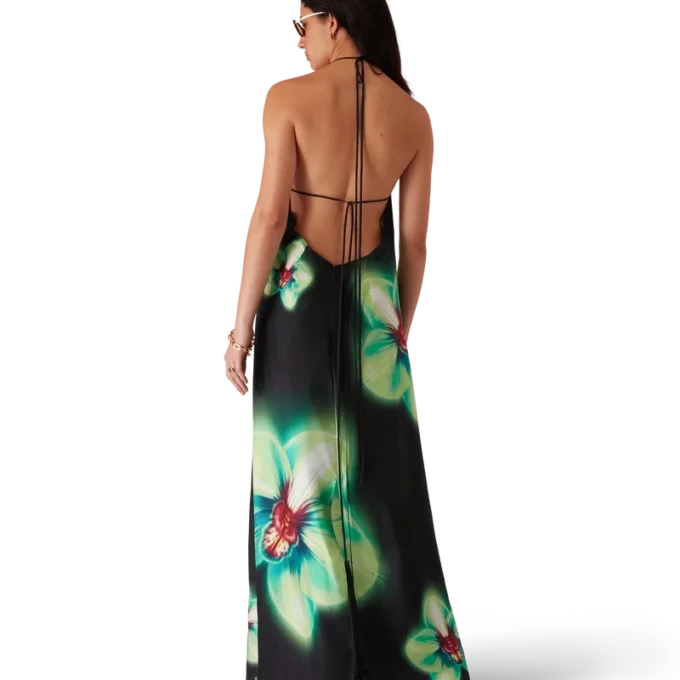 Orchid Glitch Silk Dress Orchid Glitch Silk Dress