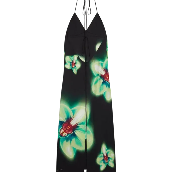 Orchid Glitch Silk Dress Orchid Glitch Silk Dress