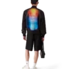 Organza Gradient Bomber Jacket