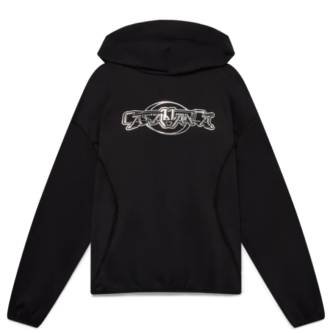 Oversized Panelled Hooded Sweatshirt