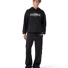 Oversized Panelled Hooded Sweatshirt
