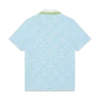 Pale Blue Jacquard Short Sleeve Jacquard Polo Shirt Pale Blue Jacquard Short Sleeve Jacquard Polo Shirt
