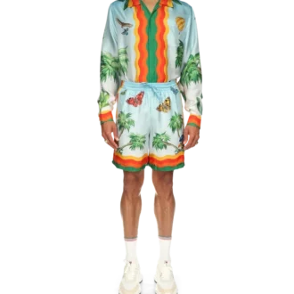 Palm Springs Tennis Club Silk Shorts