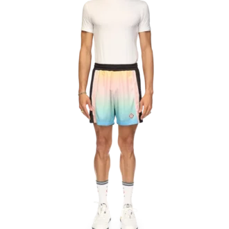 Pastel Gradient Football Shorts