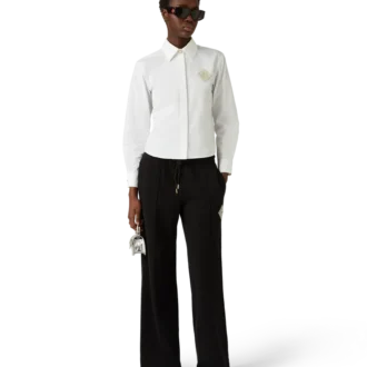 Pearl Diamond Patch Cotton Shirt Pearl Diamond Patch Cotton Shirt