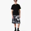 Pearlescent Monogram Denim Shorts Pearlescent Monogram Denim Shorts