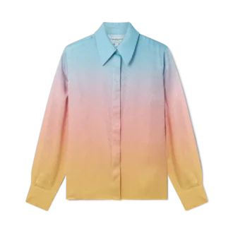 Ping Pong Gradient Silk Shirt
