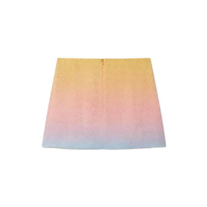 Ping Pong Gradient Silk Skirt