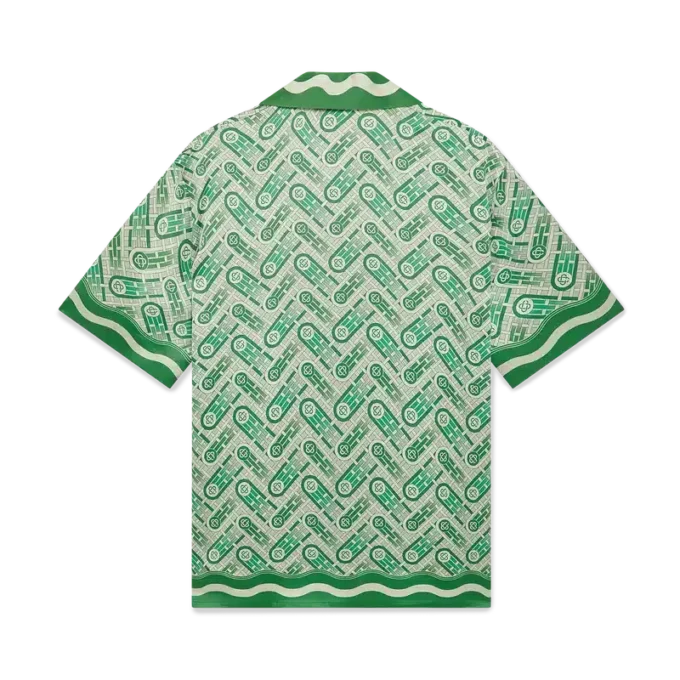 Ping Pong Short Sleeve Silk Shirt Ping Pong Short Sleeve Silk Shirt
