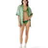 Ping Pong Short Sleeve Silk Shirt Ping Pong Short Sleeve Silk Shirt