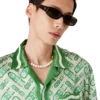 Ping Pong Short Sleeve Silk Shirt Ping Pong Short Sleeve Silk Shirt