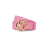 Pink Embossed Cc Logo Belt Pink Embossed Cc Logo Belt