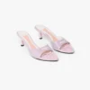 Pink Heeled Mule Sandals Pink Heeled Mule Sandals