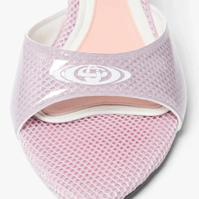 Pink Heeled Mule Sandals Pink Heeled Mule Sandals