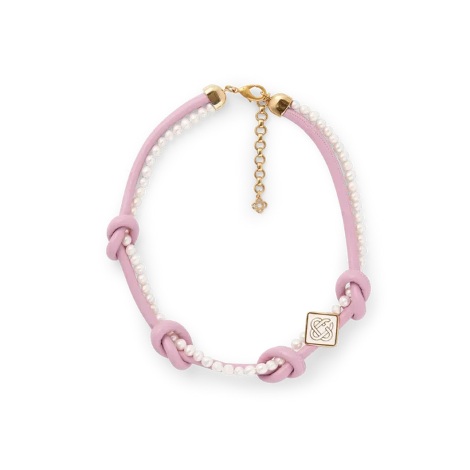 Pink Knotted Necklace Pink Knotted Necklace