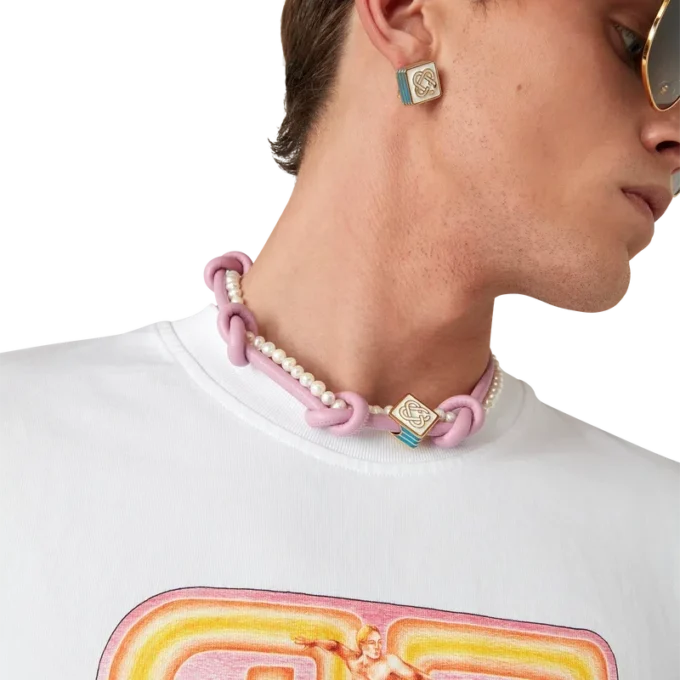 Pink Knotted Necklace Pink Knotted Necklace
