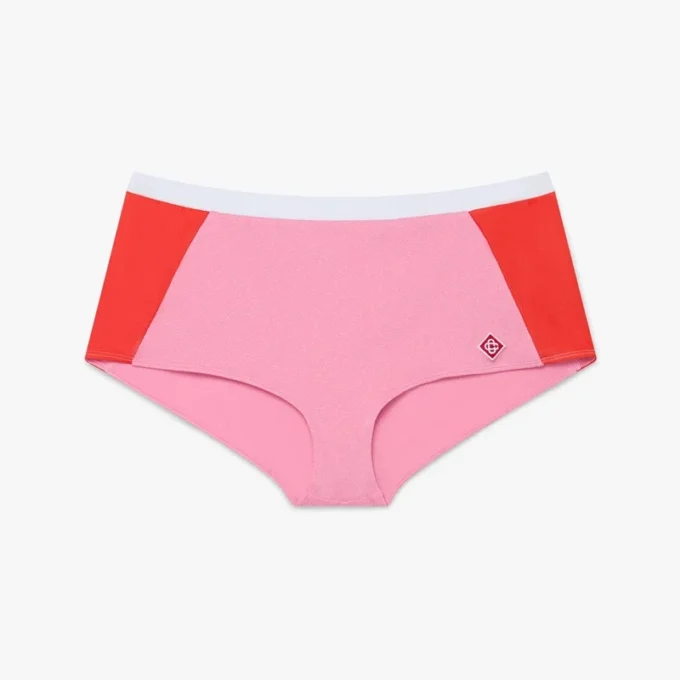 Pink Monogram Bikini Shorts Pink Monogram Bikini Shorts