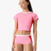 Pink Monogram Bikini Shorts Pink Monogram Bikini Shorts