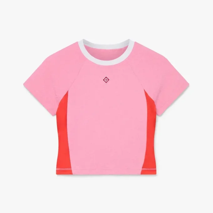 Pink Monogram Short Sleeve Rash Top Pink Monogram Short Sleeve Rash Top