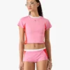 Pink Monogram Short Sleeve Rash Top Pink Monogram Short Sleeve Rash Top