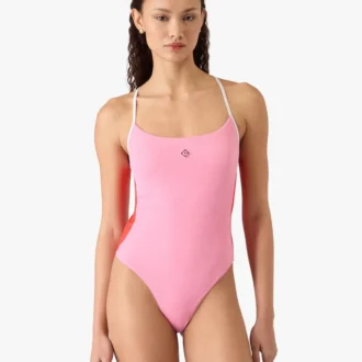 Pink Monogram Swimsuit