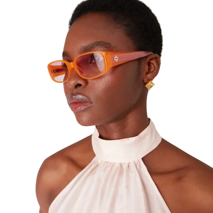 Pink & Orange Slim Sunglasses Pink & Orange Slim Sunglasses
