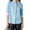 Pinstripe Laurel Long Sleeve Shirt Pinstripe Laurel Long Sleeve Shirt