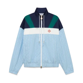 Pinstripe Laurel Track Jacket