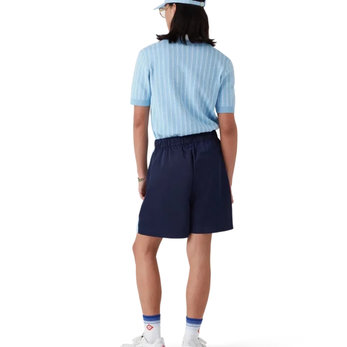 Pinstripe Laurel Track Shorts
