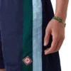 Pinstripe Laurel Track Shorts