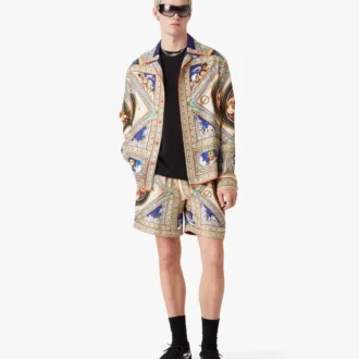 Plafond Orne De Musique Long Sleeve Silk Shirt