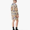 Plafond Orne De Musique Long Sleeve Silk Shirt Plafond Orne De Musique Long Sleeve Silk Shirt