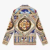 Plafond Orne De Musique Long Sleeve Silk Shirt Plafond Orne De Musique Long Sleeve Silk Shirt
