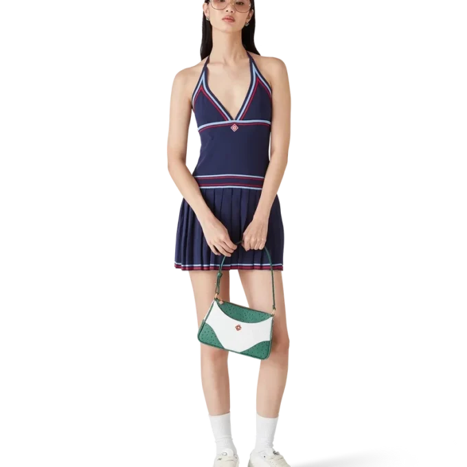 Pleated Halter Dress Pleated Halter Dress