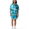 Poolside Emblem Silk Shorts Poolside Emblem Silk Shorts
