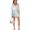 Printed Poly Taffeta Shorts Printed Poly Taffeta Shorts