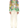 Psychadelic Cuban Collar Silk Shirt