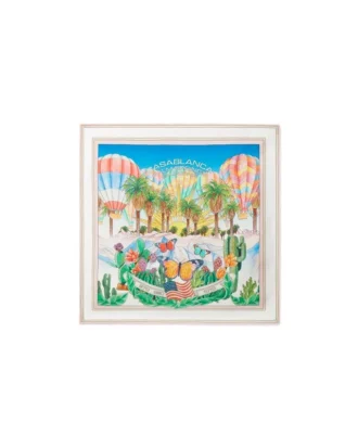 Psychadelic Small Silk Scarf