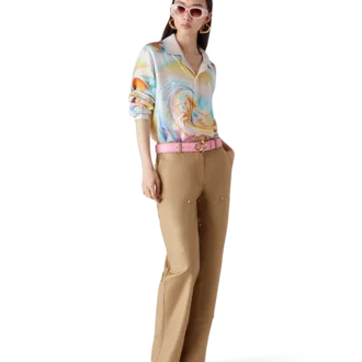 Psychedelic Nirvana Long Sleeve Silk Shirt