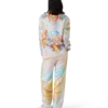 Psychedelic Nirvana Long Sleeve Silk Shirt