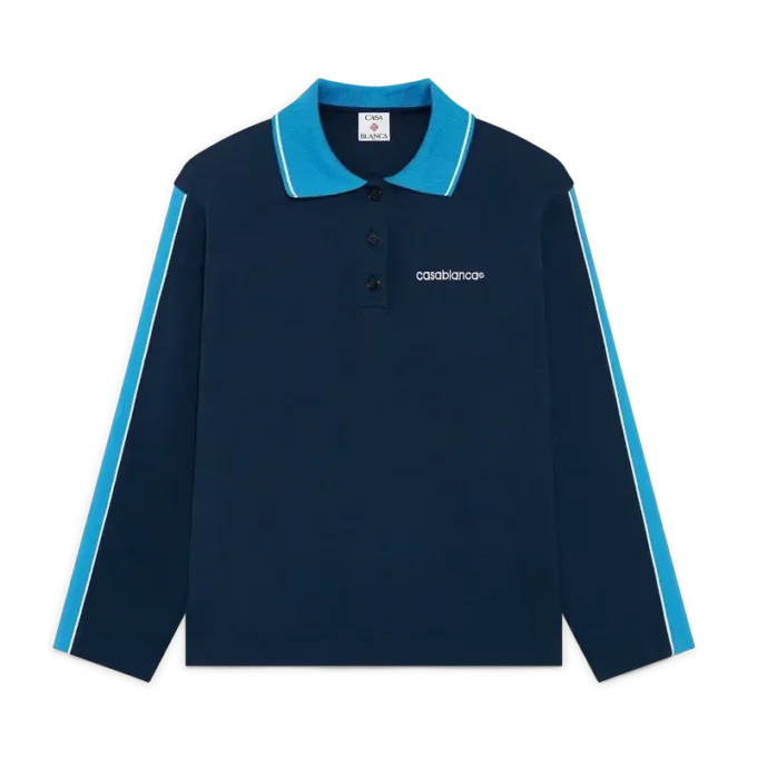 Punto Polo Collared Sweatshirt