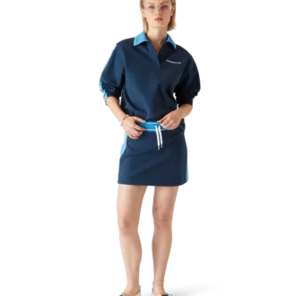 Punto Polo Collared Sweatshirt