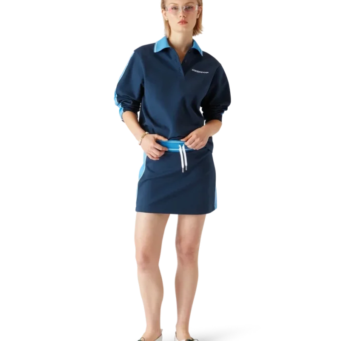 Punto Polo Collared Sweatshirt